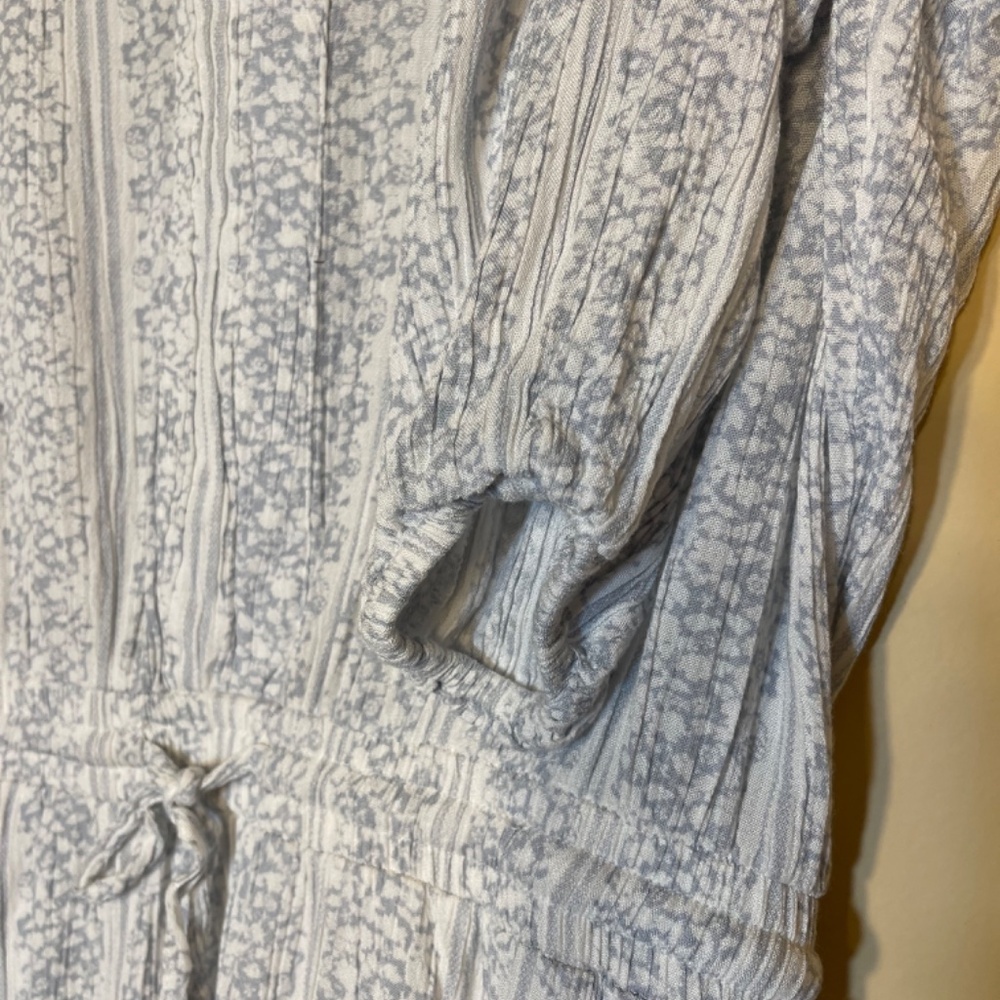 Tilly's White Floral Long Sleeve Dress - Picture 9 of 10